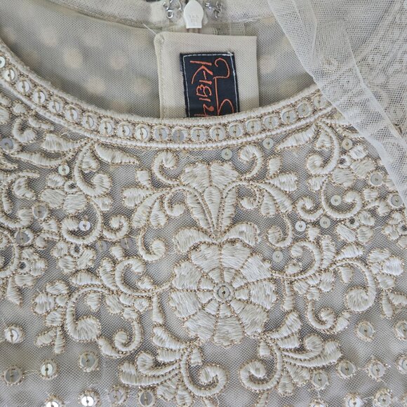 Sharara Suit - cream - Picture 3 of 5